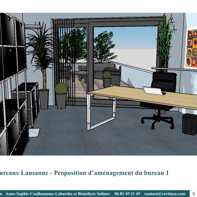 Aménagement Décoration intérieure bureaux professionnels Lyon - VERTINEA