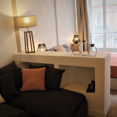 Appartement ancien réaménagé avec charme dans un style bohème chic - Décoration intérieure, aménagement, rénovation et suivi de chantier Vertinea à Lyon